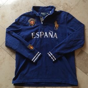 Polo Ralph Lauren Blue España L/S Field Shirt